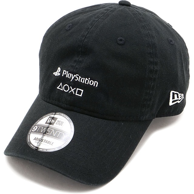 ニューエラ キャップ NEW ERA CAP 9TWENTY プレイステーション ルックアップ [14693438 FW25] 920 PLAYSTATION LOCKUP メンズ・レディース コラボ 帽子 ブラック 正規取扱店