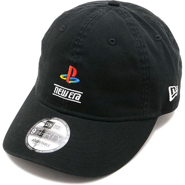 ニューエラ キャップ NEW ERA CAP 9THIRTY プレイステーション [14693417 FW25] 930 PLAYSTATION PSFM NE LOGO メンズ・レディース コラボ 帽子 ブラック 正規取扱店