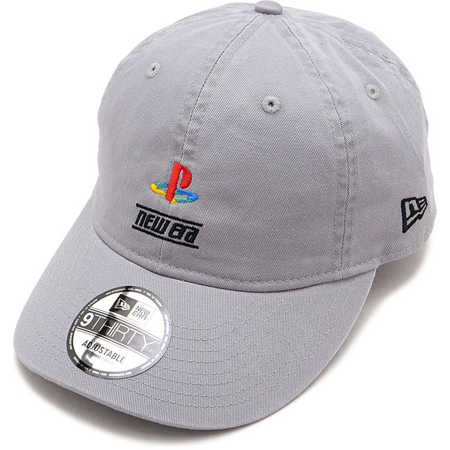 ニューエラ キャップ NEW ERA CAP 9THIRTY プレイステーション [14693416 FW25] 930 PLAYSTATION PSFM NE LOGO メンズ・レディース コラボ 帽子 ストームグレー 正規取扱店