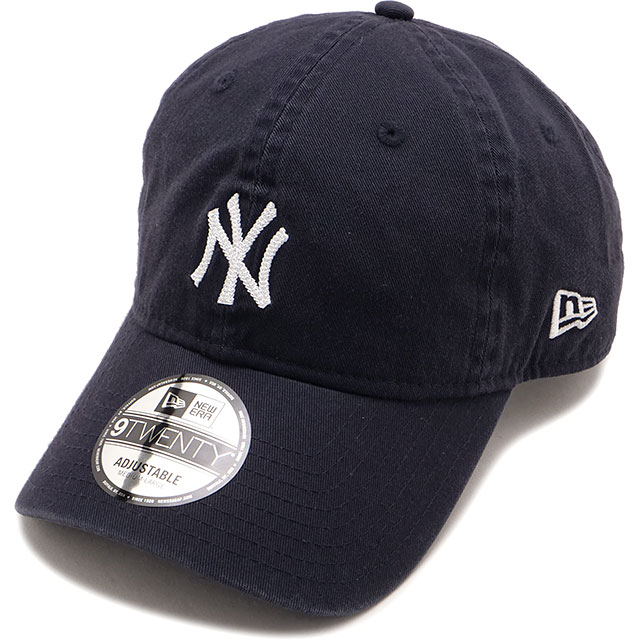 ニューエラ キャップ NEW ERA CAP 9TWENTY チェーンステッチ ニューヨーク・ヤンキース [14668016 FW25] 920CS MLB CHAIN NEYYAN メンズ・レディース 帽子 ネイビー 正規取扱店