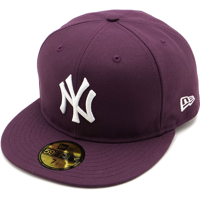 ニューエラ キャップ NEW ERA CAP 59FIFTY ニューヨーク・ヤンキース [14668119 FW25] 5950SB COLOR VARIATION NEYYAN メンズ・レディース 帽子 パープル 正規取扱店