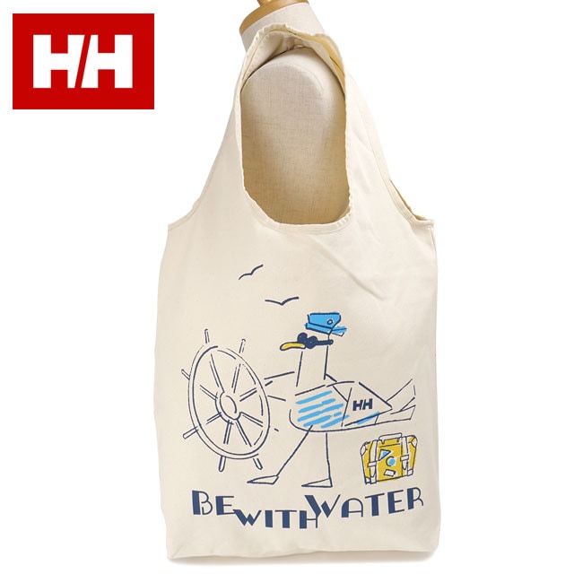 ヘリーハンセン HELLY HANSEN ティアドロップトート [HY92562-Q1 SS26] Tear Drop Tote メンズ・レディース キャンバストートバッグ オーガニックコットン カモメ 【メール便配送】 正規取扱店