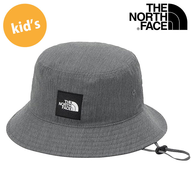 ザ・ノース・フェイス THE NORTH FACE キッズメッセージハット [NNJ02503-Z SS26] Kids' Message Hat 男の子・女の子 子供用 帽子 日よけ あご紐付き ミックスグレー 【メール便配送】 正規取扱店
