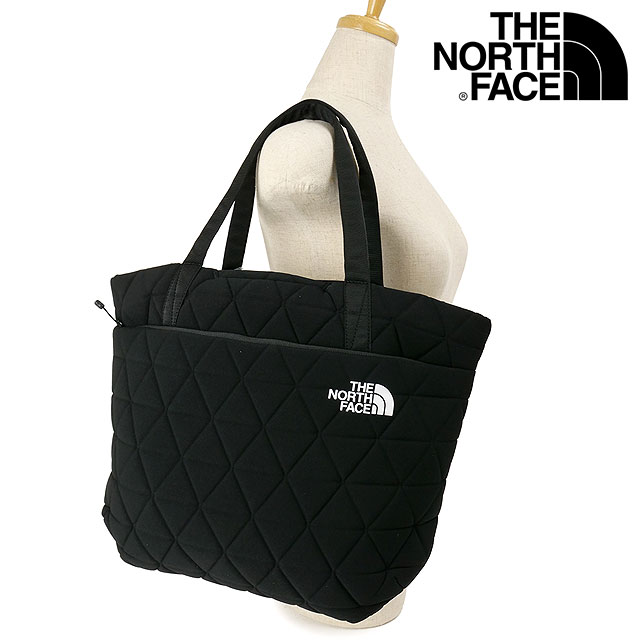 ザ・ノース・フェイス THE NORTH FACE ジオフェイストート [NM32352-K SS25] 15L Geoface Tote メンズ・レディース TNF アウトドア 鞄 トートバッグ キルティング ブラック 正規取扱店