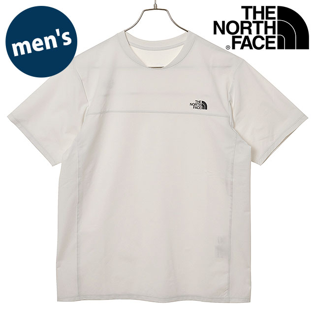 ザ・ノース・フェイス THE NORTH FACE ショートスリーブテッククルー [NT22599-GS SS25] S/S Tech Crew メンズ TNF アウトドア トップス 半袖Tシャツ 抗菌防臭 グレイッシュホワイト 【メール便配送】 正規取扱店