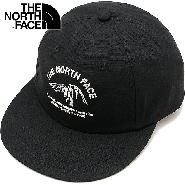 ザ・ノース・フェイス THE NORTH FACE バウンダリーキャップ [NN02431-K2 SS25] Boundary Cap メンズ・レディース TNF アウトドア 帽子 オーガニックコットン ブラック2 正規取扱店