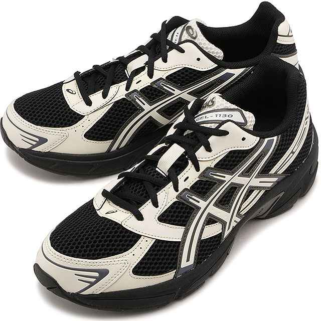 アシックス スポーツスタイル ASICS SportStyle スニーカー ゲル1130 [1203A609-001 SS26] GEL-1130 メンズ・レディース 靴 シューズ フットウェア ジャパンブランド ブラック系 BLACK/CREAM 正規取扱店