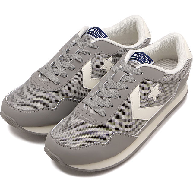 コンバース CONVERSE レディース スニーカー NX530 [38002301 SS26]ローカット レトロランニングシューズ ライトグレー/ホワイト