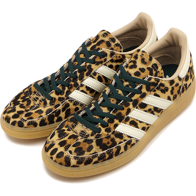 アディダス オリジナルス adidas Originals スニーカー レディース ハンドボール スペツィアル ウィメンズ [KI6678 SS26] HANDBALL SPEZIAL W ローカット アニマルパターン マジックベージュ/アイボリー/オーロラアイビー