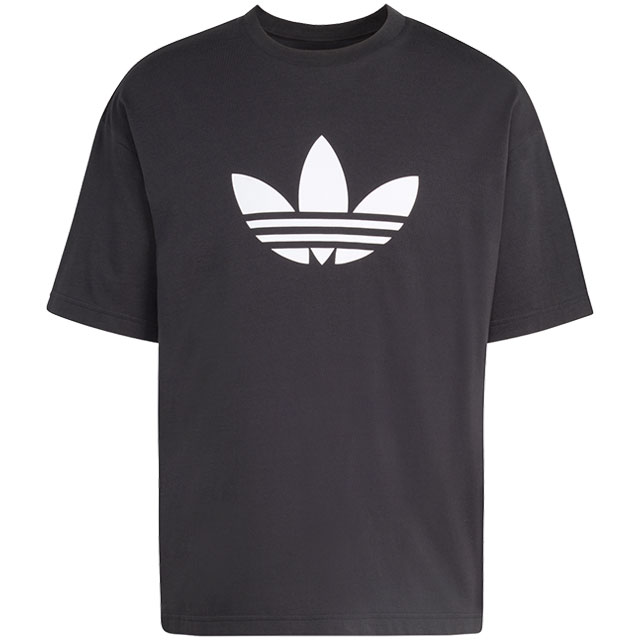 アディダス オリジナルス adidas Originals メンズ トレフォイル Tシャツ [WH294/KD4091 SS26] TREFOIL T-SHIRT 半袖 ベーシック 黒 ブラック/ホワイト 【メール便配送】