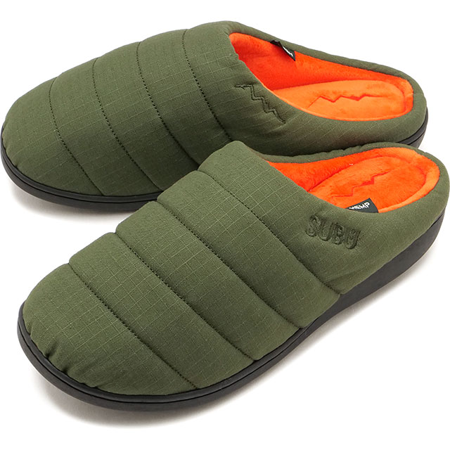 コラボ マナスタッシュ MANASTASH クロッグサンダル スブ ヘンプ リップストップ [792-5993005-310 SS26] SUBU x MANASTASH HEMP RIP メンズ・レディース冬用 キャンプ カーキグリーン OLIVE