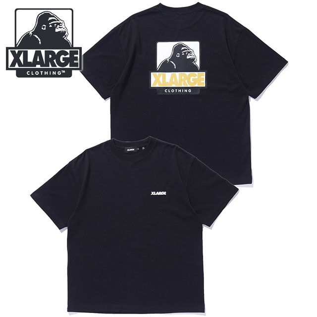 エクストララージ XLARGE メンズ OG ショートスリーブTシャツ [101261011003 SS26] OG S/S TEE 半袖 黒 BLACK 【メール便配送】