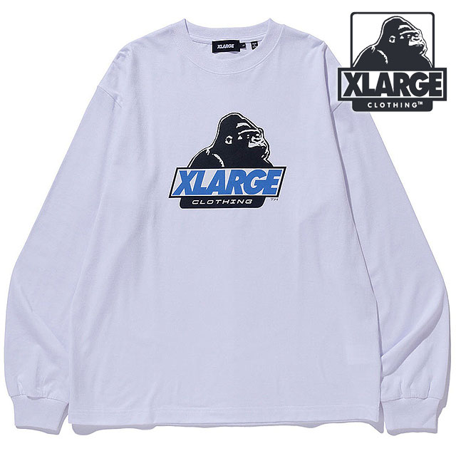 エクストララージ XLARGE メンズ オールドOG ロングスリーブTシャツ [101261011006 SS26] OLD OG L/S TEE カットソー 長袖 白 WHITE