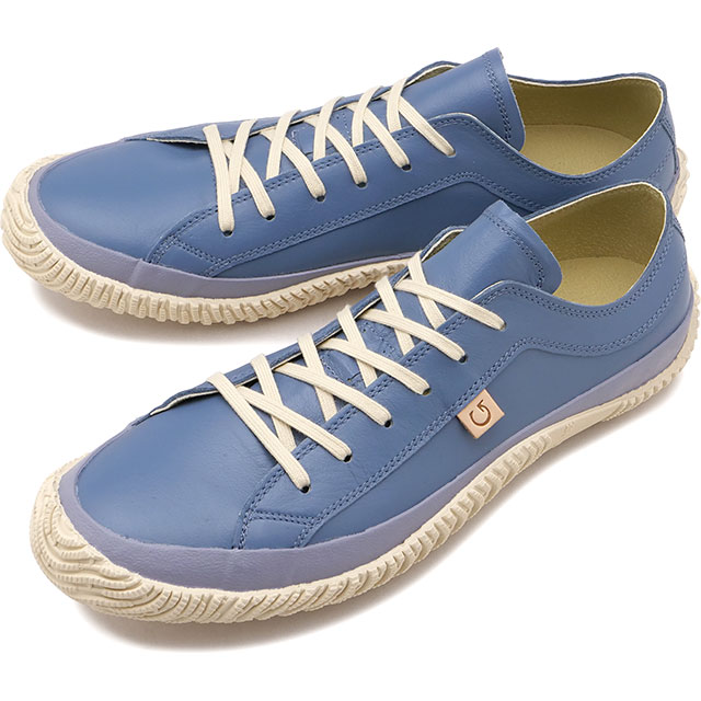 返品交換送料無料 スピングル SPINGLE スニーカー メンズ [SP110-269 SS26] SP-110 日本製 カンガルーレザー グレーブルー