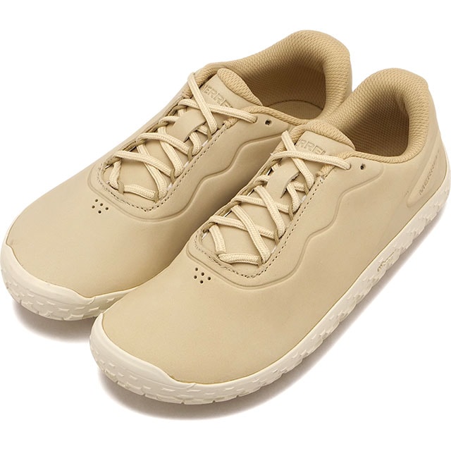 メレル MERRELL レディース ベイパー グローブ 7 レザー [J00003335 SS26] W VAPOR GLOVE 7 LTR ベアフットシューズ 裸足感覚 薄底スニーカー タウン POPLAR ベージュ
