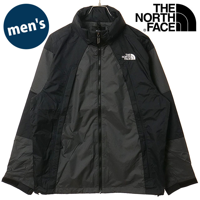 ザ・ノース・フェイス THE NORTH FACE メンズ チムニーウィンドジャケット [NP22650-AK SS26] Chimney Wind Jacket ナイロン ウィンドブレーカー グレイ アスファルトグレー/ブラック