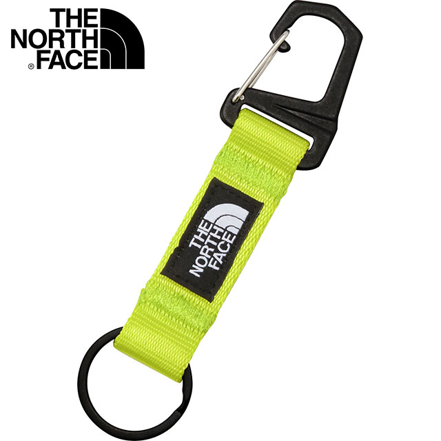 ザ・ノース・フェイス THE NORTH FACE TNFキーキーパー [NN32434-FM SS26] TNF Key Keeper カラビナ付きキーホルダー グリーン フィズライム 【メール便配送】