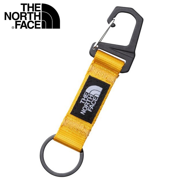 ザ・ノース・フェイス THE NORTH FACE TNFキーキーパー [NN32434-SG SS26] TNF Key Keeper カラビナ付きキーホルダー イエロー サミットゴールド 【メール便配送】