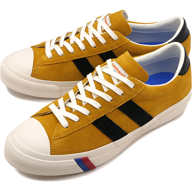 プロケッズ PRO-Keds スニーカー ロイヤルプラス スエード ロー ウォータープルーフ [PN1021WP FW25] ROYAL PLUS SUEDE LO WP メンズシューズ 防水 ビブラムソール MUSTARD