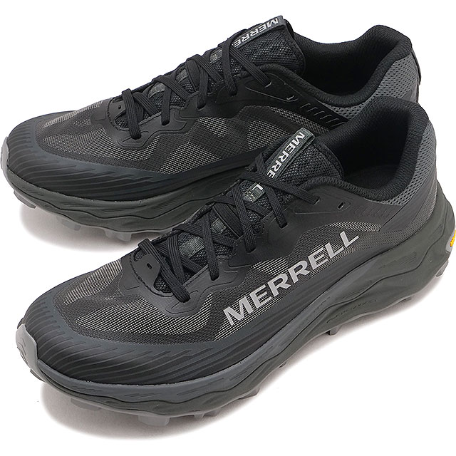 メレル MERRELL スニーカー メンズ アジリティー ピーク 6 [J00003309 SS26] M AGILITY PEAK 6 トレイルランニングシューズ ビブラム メガグリップソール タウン ブラック