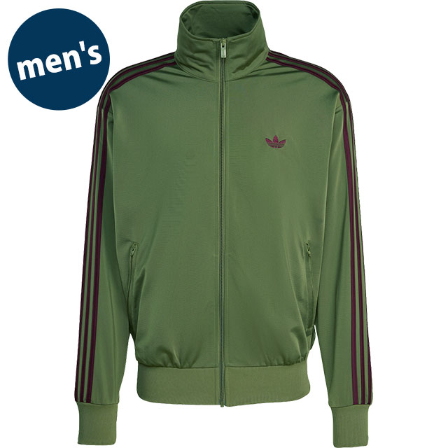 アディダス オリジナルス adidas Originals メンズ ファイヤーバード トラックトップ [TB671/KE1644 SS26] FIREBIRD TT トラックジャケット 流通限定モデル カーキグリーン フォーカスオリーブ/マルーン
