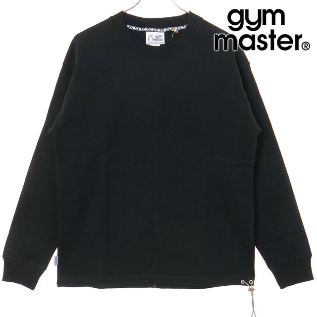 ジムマスター GYM MASTER メンズ ブロックインレービッグロンTee [G433749-05 SS26] カットソー 長袖Tシャツ 黒 ブラック