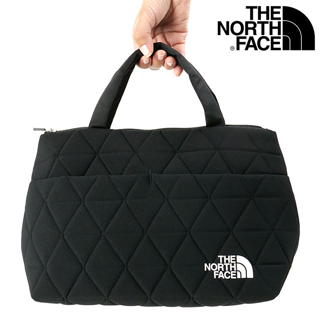 ザ・ノース・フェイス THE NORTH FACE ジオフェイスボックストート [NM32355-K FW23] 9L Geoface Box Tote TNF アウトドアトートバッグ キルティング ブラック