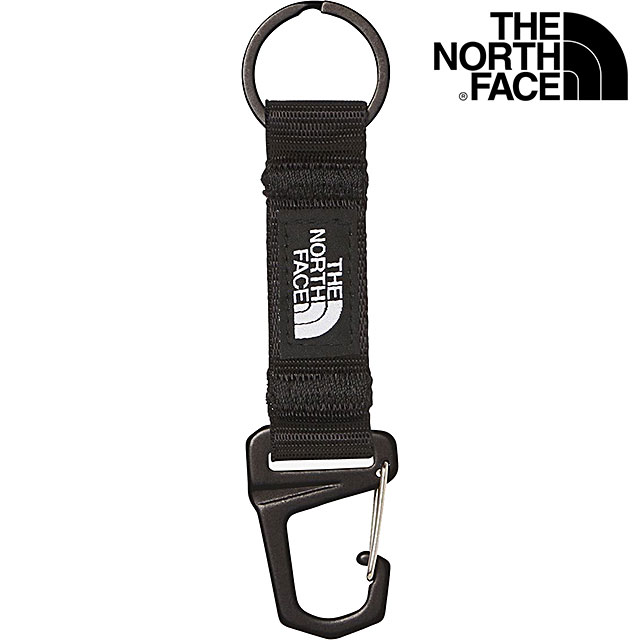 ザ・ノース・フェイス THE NORTH FACE TNFキーキーパー [NN32434-K SS24] TNF Key Keeper アクセサリー カラビナ キーホルダー ブラック 【メール便配送】