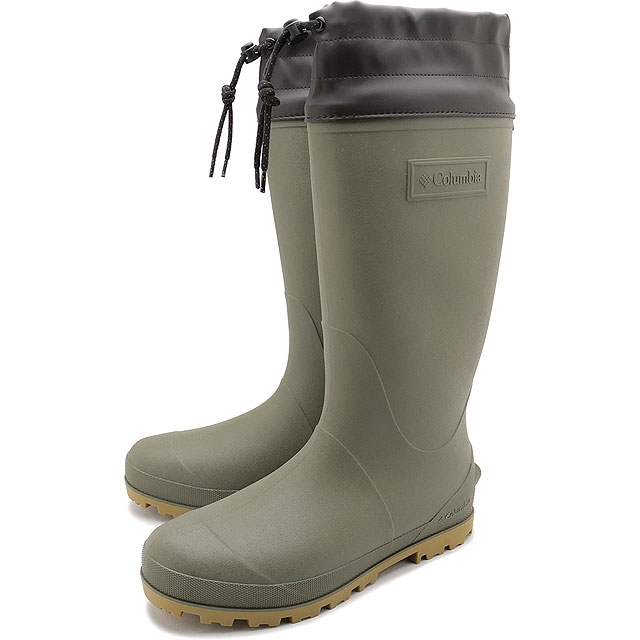 コロンビア Columbia レインブーツ ラディーリーフ ツー [YU8481-397 SS24] RUDDY LEAF II 長靴 ラバーブーツ Stone-Green