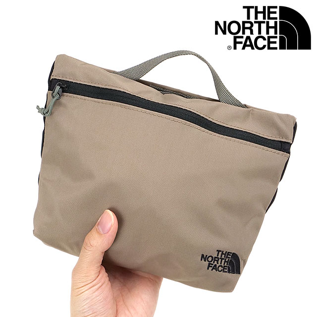 ザ・ノース・フェイス THE NORTH FACE ビルビーポーチL [NN22603-MR SS26] Bilby Pouch L バッグインバッグ アクセサリーポーチ ファスナー開閉 グレーベージュ マッシュルーム 【メール便配送】