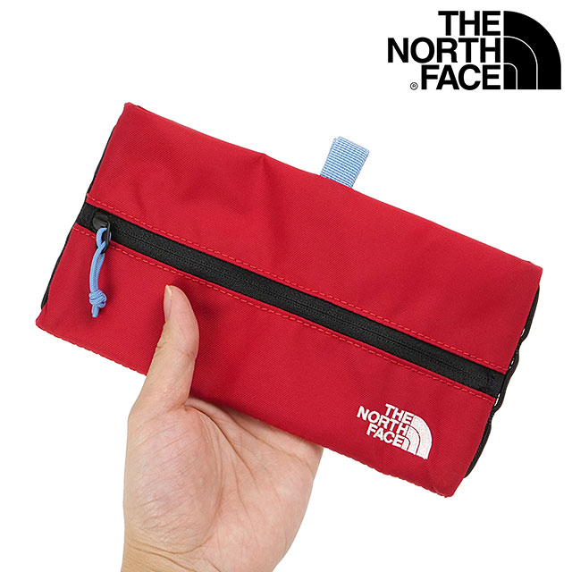 ザ・ノース・フェイス THE NORTH FACE ビルビーフラットポーチL [NN22605-TR SS26] Bilby Flat Pouch L バッグインバッグ ペンケース ファスナー開閉 TNFレッド 【メール便配送】