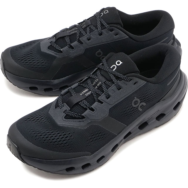 オン On スニーカー メンズ クラウドランナー 3 [3MG10071043 SS26] Cloudrunner 3 軽量 ランニングシューズ オフィス ジム アーバン ブラック Black/Black