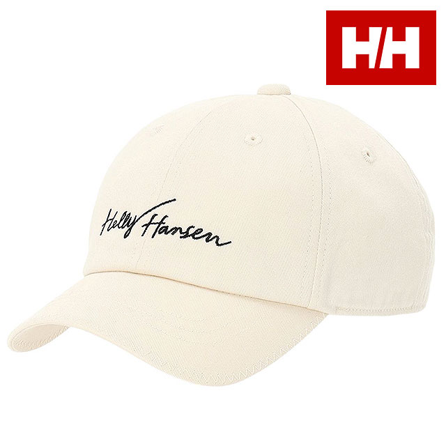 ヘリーハンセン HELLY HANSEN ロゴセイルキャップ [HC92430-IV SS26] Logo Sail Cap 帽子 シンプル コットンツイル ホワイトベージュ アイボリー