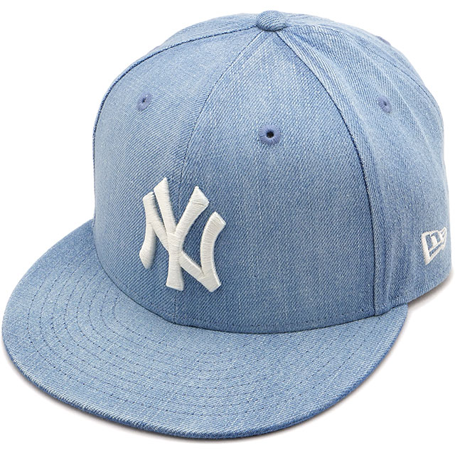 ニューエラ キャップ NEW ERA CAP デニムキャップ ニューヨーク・ヤンキース [14744811 SS26] 9FIFTY NEYYAN 帽子 MLB サイズ調整可能 ブルー ウォッシュドデニム
