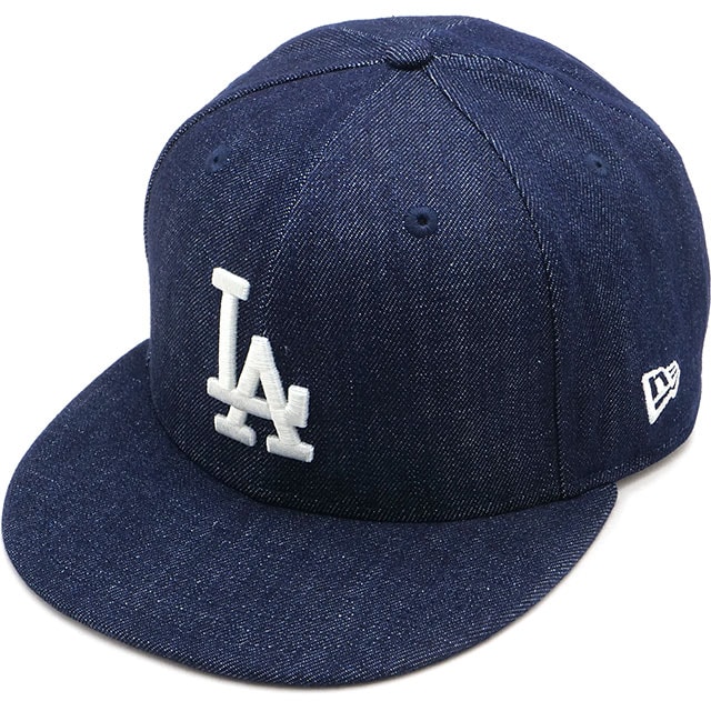 ニューエラ キャップ NEW ERA CAP デニムキャップ ロサンゼルス・ドジャース [14744819 SS26] 9FIFTY LOSDOD 帽子 MLB サイズ調整可能 ノンウォッシュ ネイビー インディゴデニム