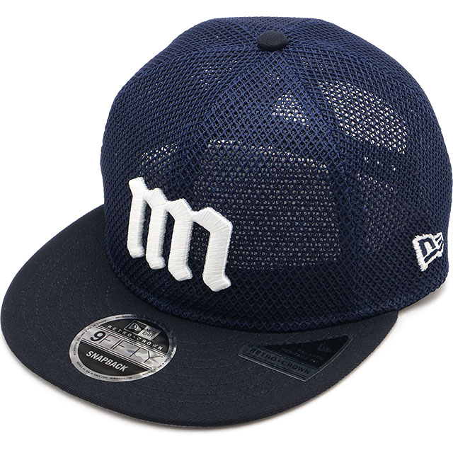ニューエラ キャップ NEW ERA CAP メッシュキャップ 中津川吾郎 ミンナノ [14880369 SS26] RC 9FIFTY GORO MIN-NANO 帽子 サイズ調整可能 コラボ ネイビー