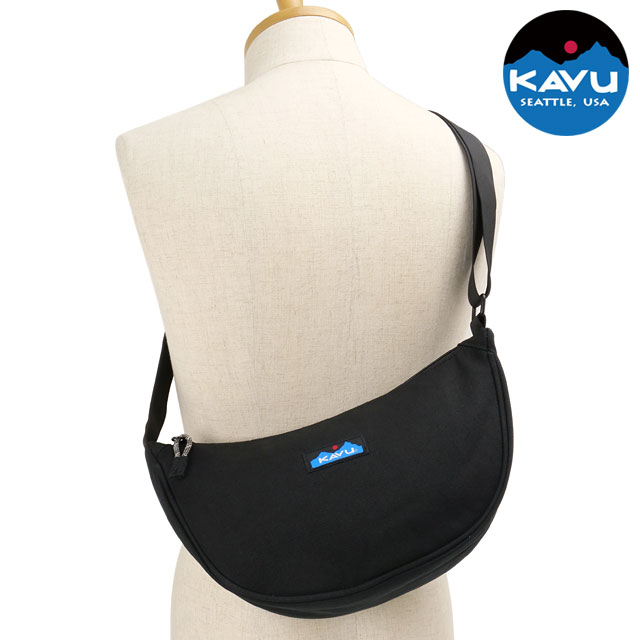 カブー KAVU ショルダーバッグ サドル サッチェルバッグ [19811681 SS26] 4L Saddle Satchel ユニセックスワンショルダー 黒 Black
