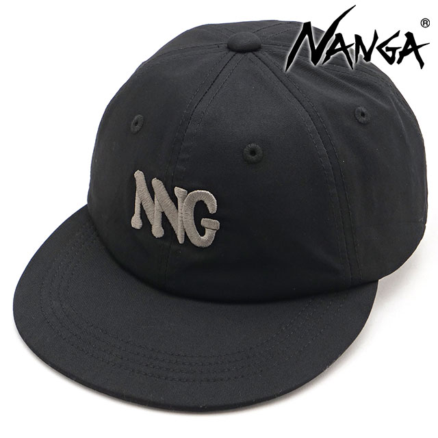 ナンガ NANGA コットンツイル NNGロゴキャップ [N2600-3A066A SS26] COTTON TWILL NNG LOGO CAP 帽子 黒 BLK