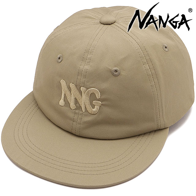 ナンガ NANGA コットンツイル NNGロゴキャップ [N2600-3A066A SS26] COTTON TWILL NNG LOGO CAP 帽子 ベージュ BEG