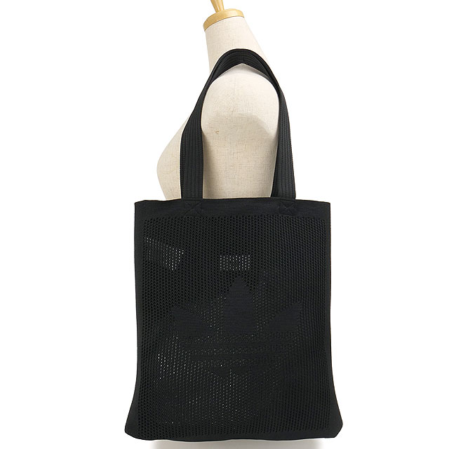 アディダス オリジナルス adidas Originals クロシェット トートバッグ [CE035/KD1002 SS26] CROCHET TOTE BAG ニット 手提げ 肩掛け かばん 黒 ブラック