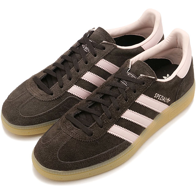 アディダス オリジナルス adidas Originals スニーカー レディース ハンドボール スペツィアル ウィメンズ [IH1507 SS26] HANDBALL SPEZIAL W スエード ローカット ブラウン オーロラコーヒー/サンディーピンク/ガム
