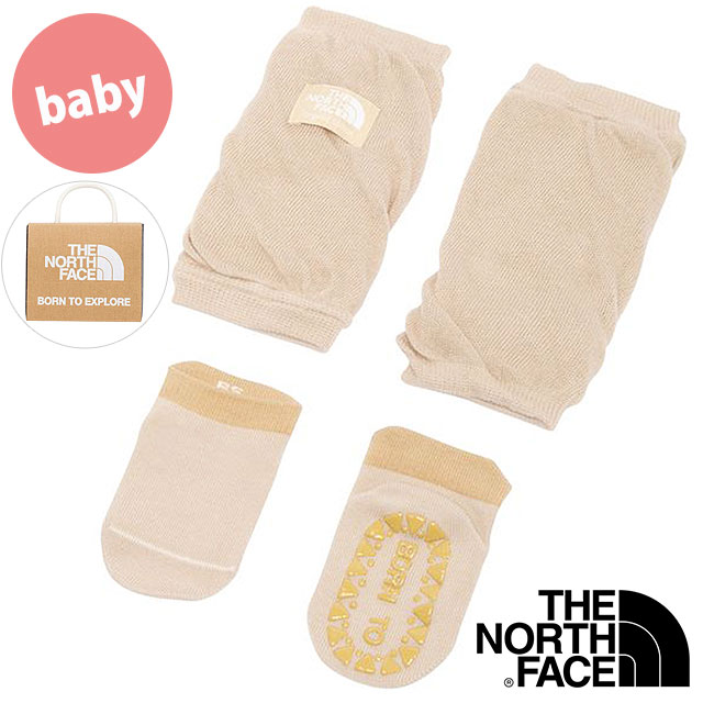ザ・ノース・フェイス THE NORTH FACE ベビーサンシェードレッグカバー&ソックスセット [NNB82510-GV SS26] B Sunshade Leg Cover&Socks Set 男の子・女の子 ギフト 出産祝い プレゼント ベージュ グラベル