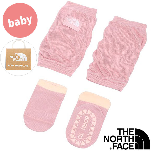 ザ・ノース・フェイス THE NORTH FACE ベビーサンシェードレッグカバー&ソックスセット [NNB82510-MP SS26] B Sunshade Leg Cover&Socks Set 男の子・女の子 ギフト 出産祝い プレゼント メタルピンク