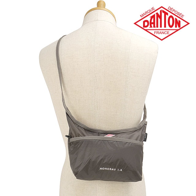 【ポイント5%】ダントン DANTON コーデュラナイロンリップストップサコッシュ モンソー [MONCEAU 1.4 SS26] 1.4L CORDURA NYLON RIPSTOP SACOCHE ユニセックスサコッシュバッグ ベージュ TAUPE（WHITE）
