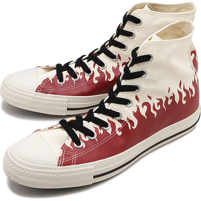 コンバース CONVERSE メンズ スニーカー オールスター HI / ナルトシップウデン [31317150 SS26] ALL STAR HI / NARUTO SHIPPUDEN コラボハイカット ナルト疾風伝 ミナト ホワイト