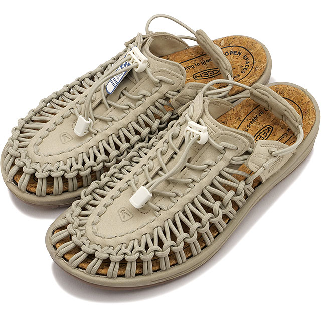 キーン KEEN レディース サンダル ユニーク ツー コンバーチブル [1028668] UNEEK II CONVERTIBLEスライドサンダル キャンプ Plaza-Taupe/Plaza-Taupe