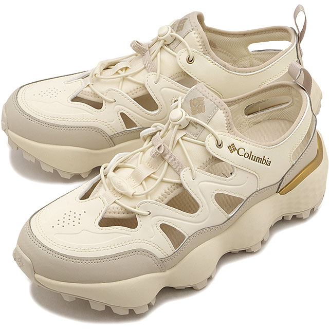 コロンビア Columbia サンダル メンズ スライブ リバイブ シャンダル [YM8908-191 SS26] THRIVE REVIVE SHANDALウォーターシューズ ベージュ Chalk-Brass-Metallic