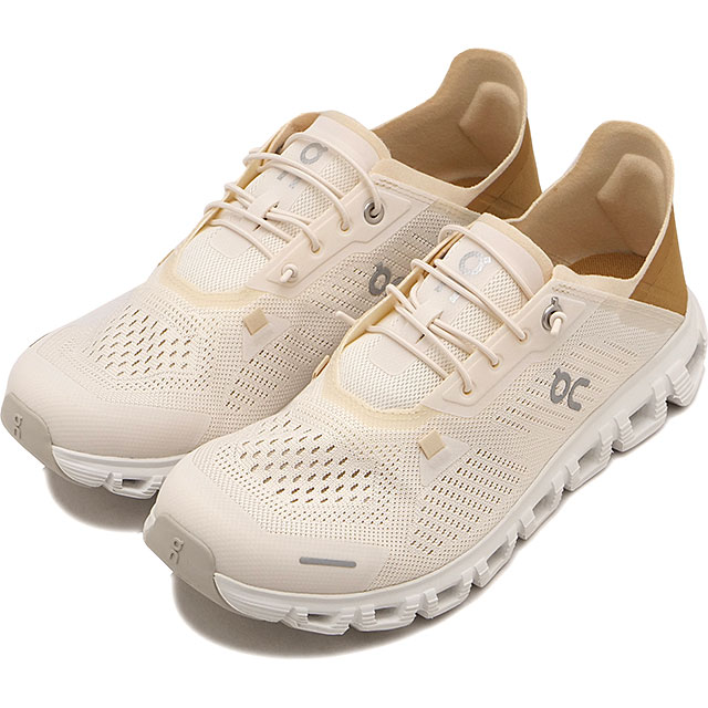 オン On スニーカー ウィメンズ クラウド 6 コースト [3WF10024663 SS26] Cloud 6 Coast レディース 軽量 オフィス ジム トラベル アーバン ベージュ Gardenia/Sphinx