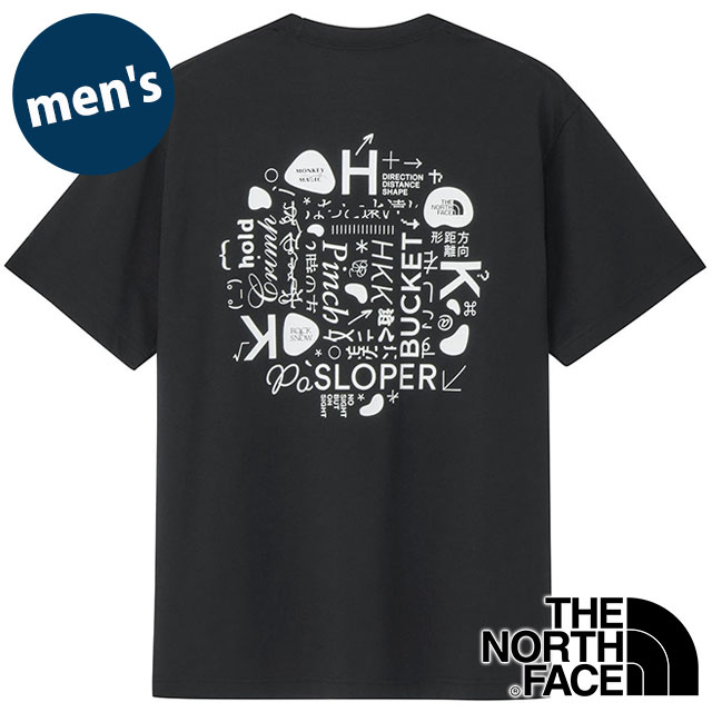 ザ・ノース・フェイス THE NORTH FACE Tシャツ メンズ ショートスリーブTNFモンキーマジックティー [NT32634-K SS26] S/S TNF Monkey Magic Tee 半袖 吸水速乾 バックプリント 黒 ブラック 【メール便配送】
