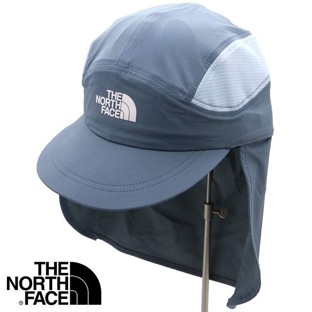 ザ・ノース・フェイス THE NORTH FACE ランシールドキャップ [NN02604-SL SS26] Run Shield Cap 帽子 パフォーマンスキャップ ＵＶケア グレイ スレートグレー
